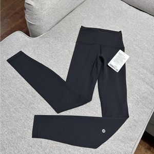 Lululemon Wunder Train Black Leggings Size 2 28” NWT